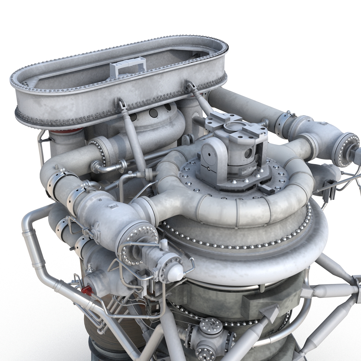 F-1 Rocket Engine 2 3D model