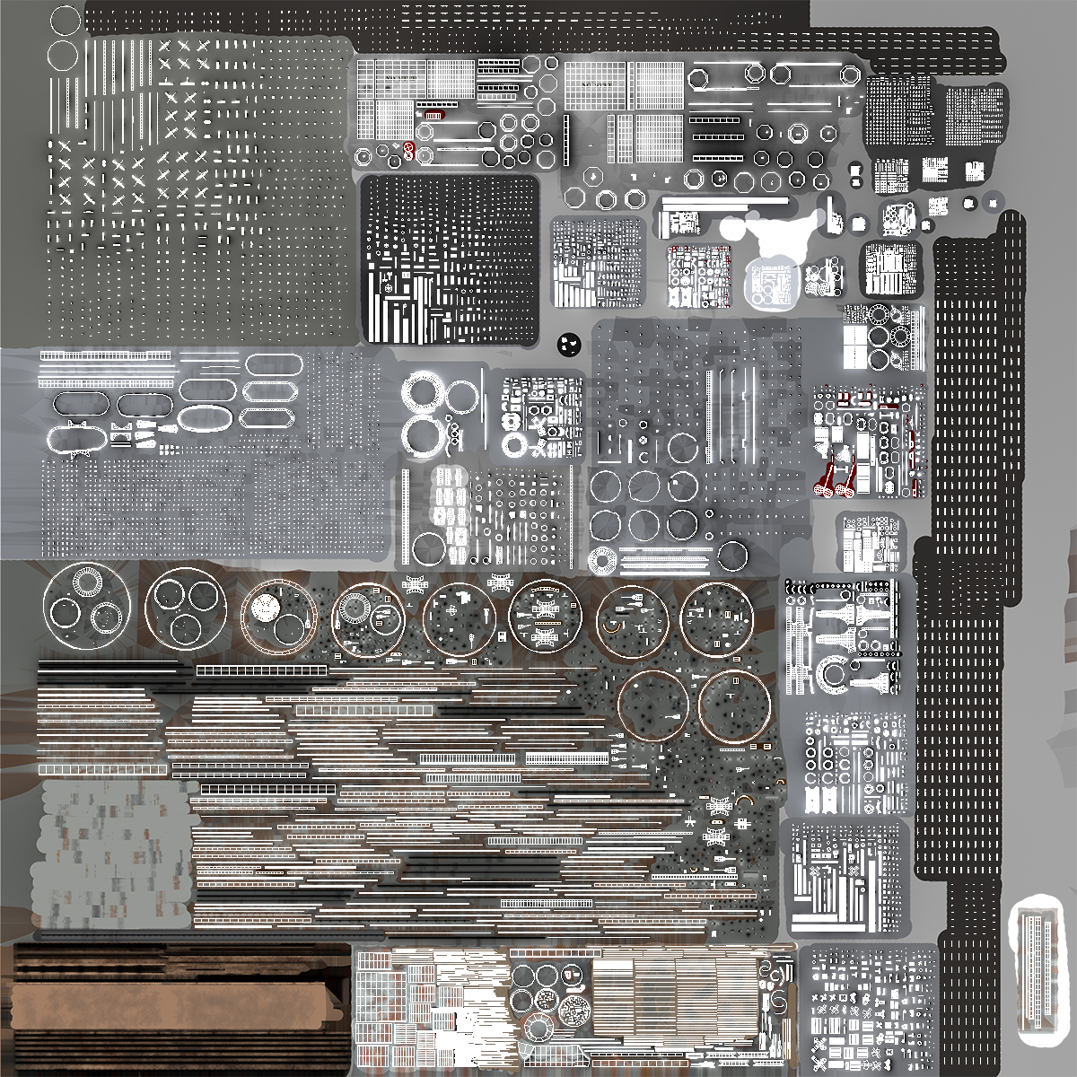 F-1 Rocket Engine 2 3D model