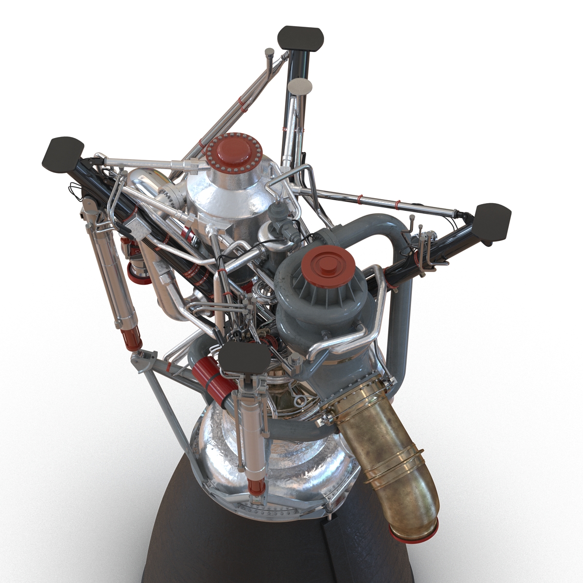 Rocket Engine RS 68 3D model