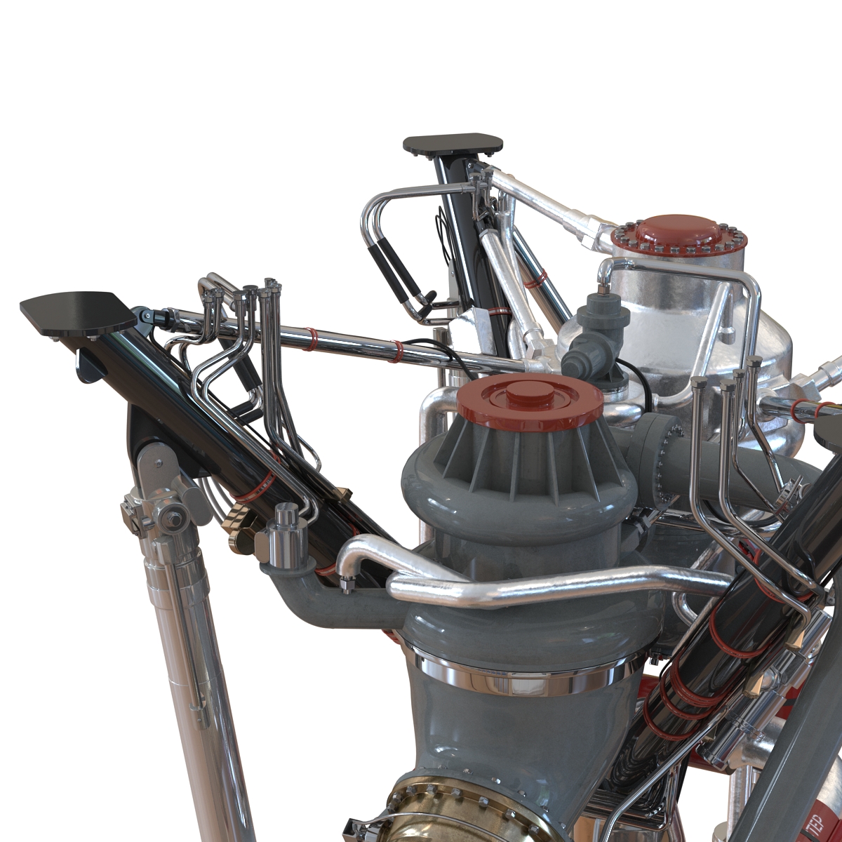 Rocket Engine RS 68 3D model