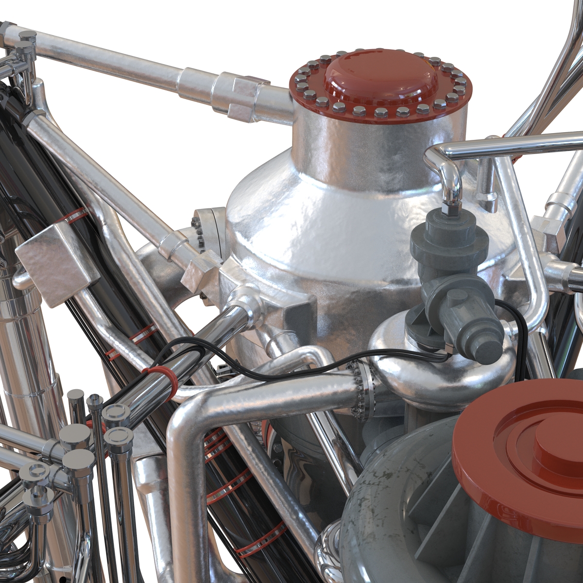 Rocket Engine RS 68 3D model