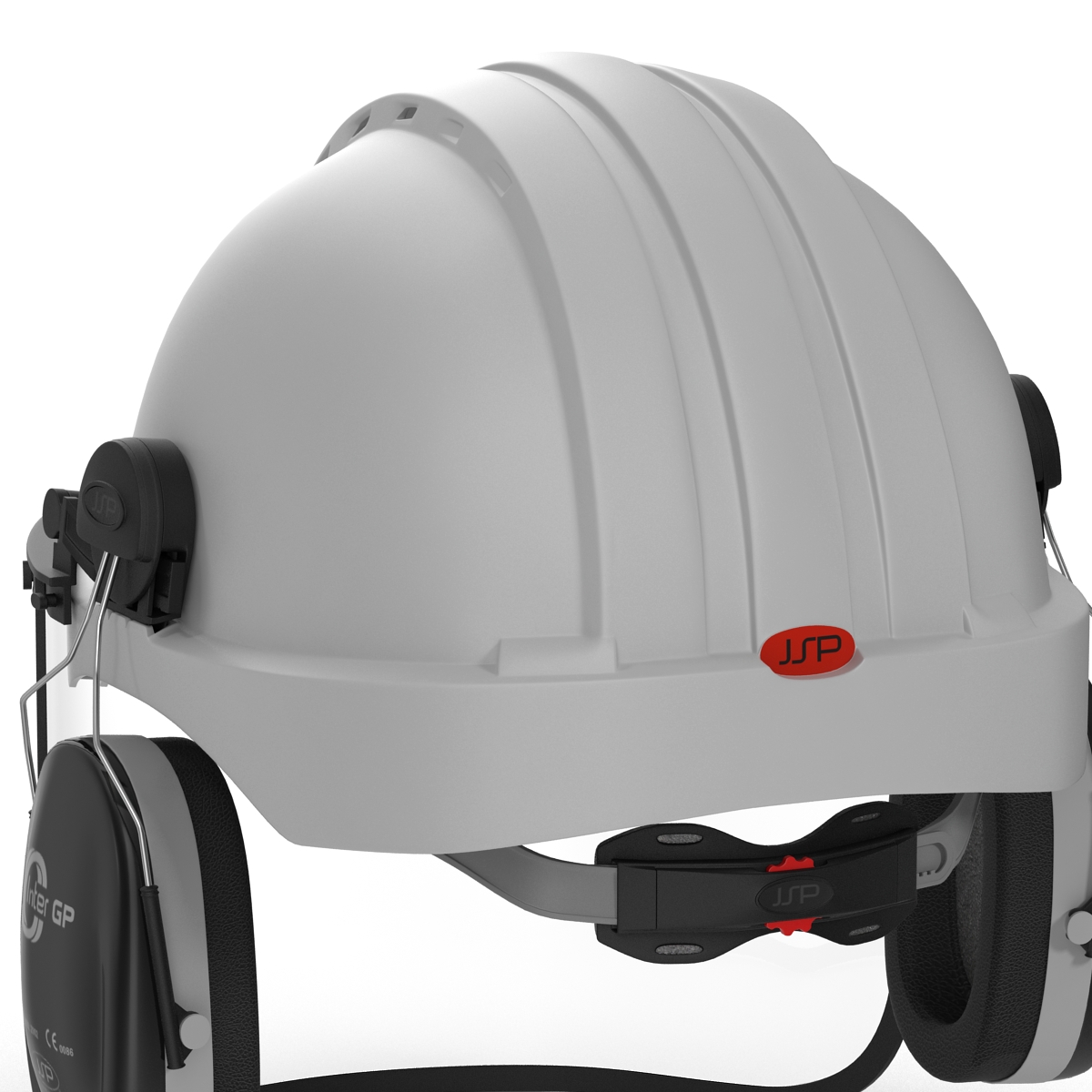 3D Safety Helmet 2 White