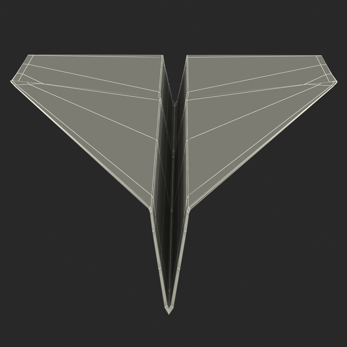 3D Paper Plane 3 model