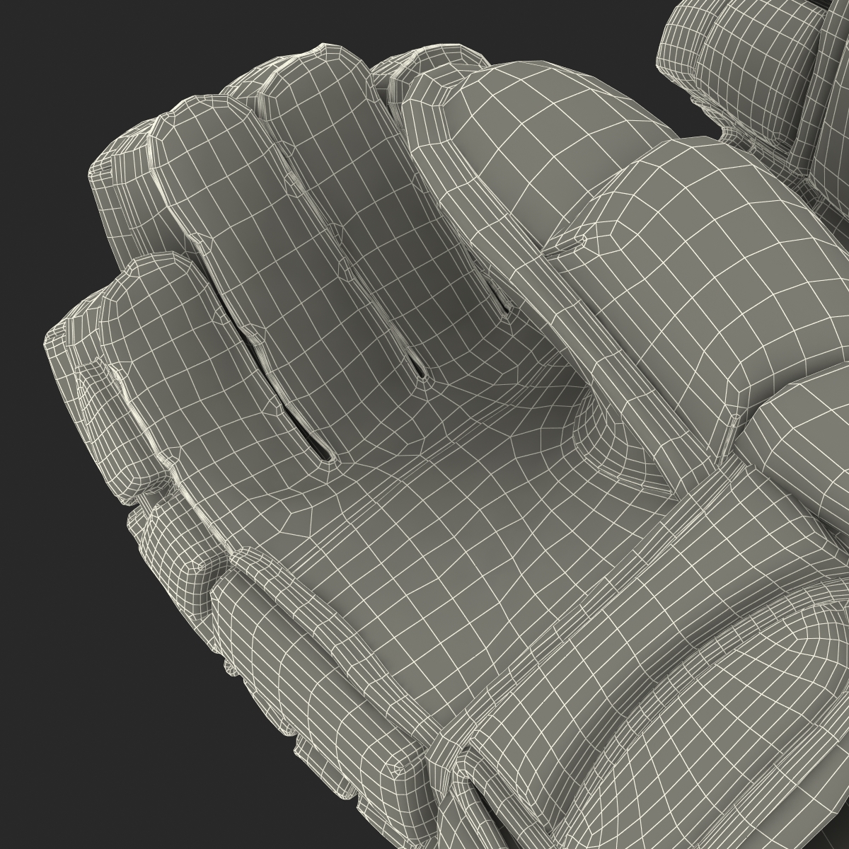 Hockey Gloves Bauer 3D model