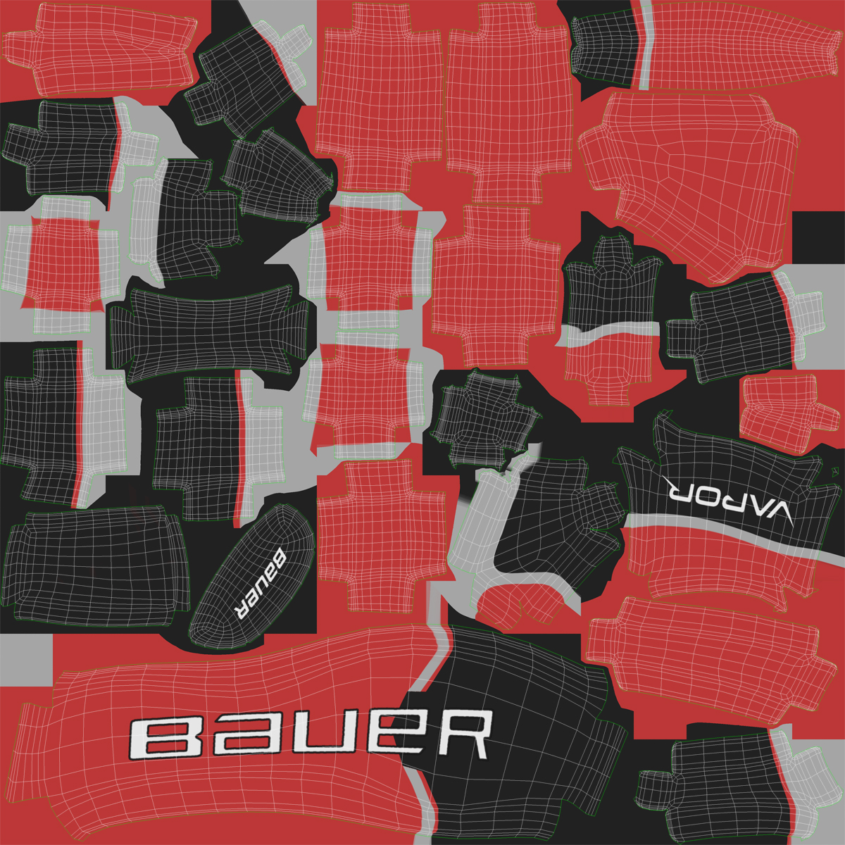 3D Hockey Gloves Bauer 2