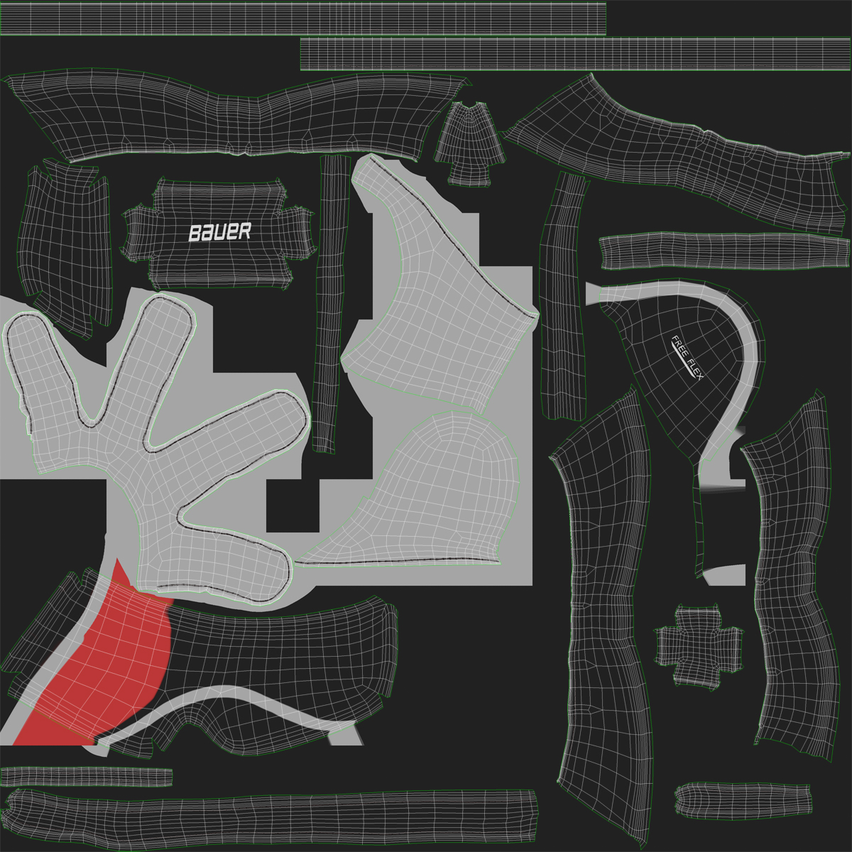 3D Hockey Gloves Bauer 2