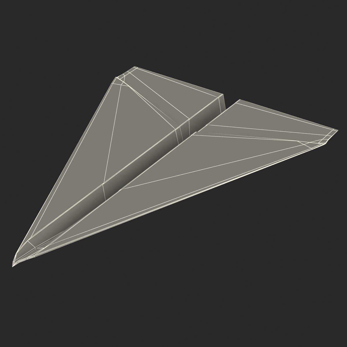 3D Paper Plane 6 model