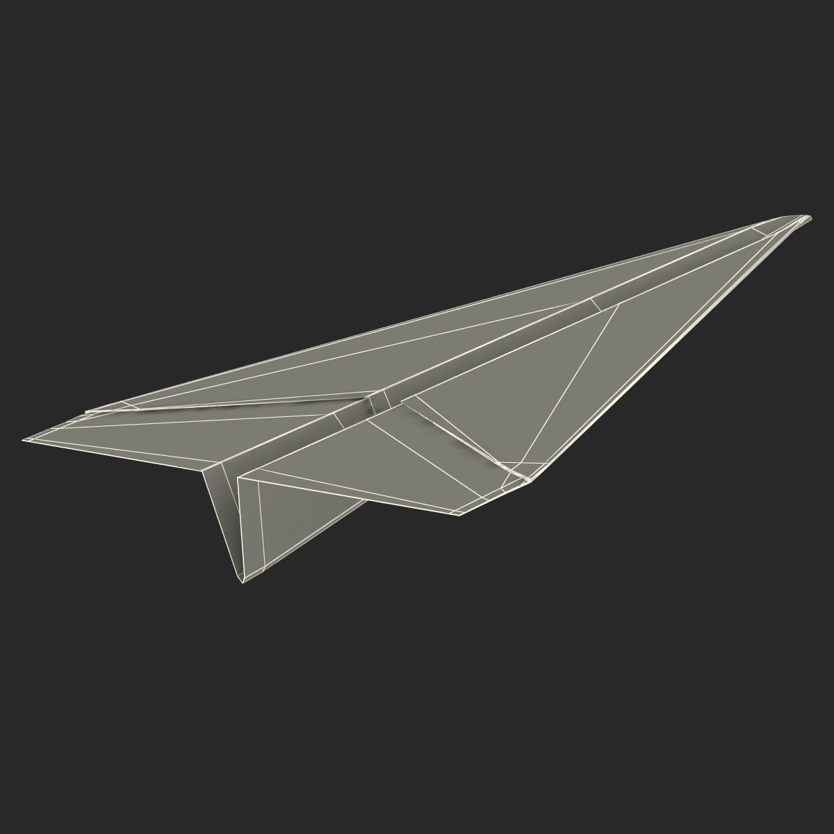 3D Paper Plane 6 model