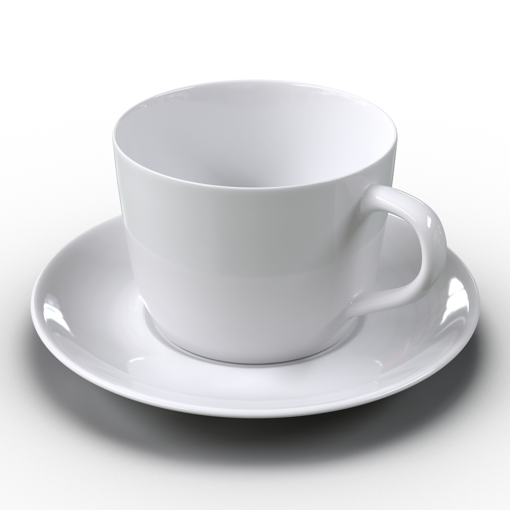 3D Empty Coffee Cup