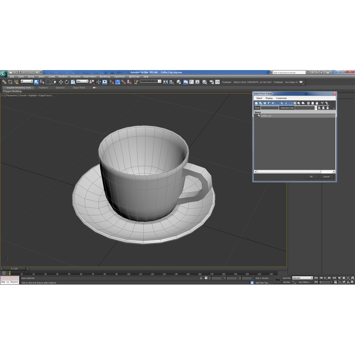 3D Empty Coffee Cup