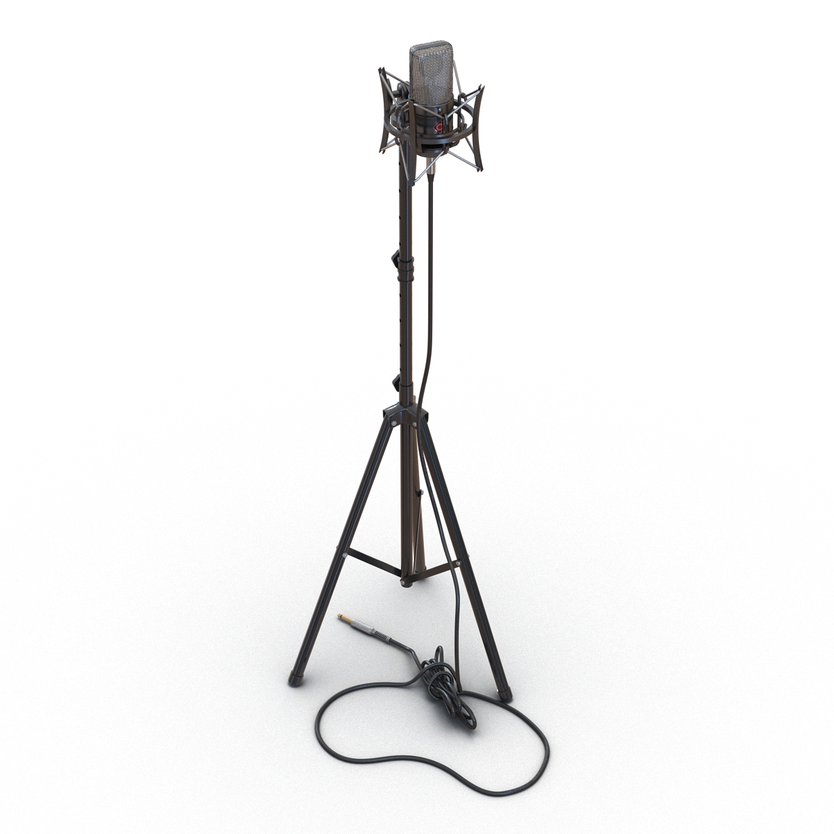 3D Condenser Microphone and Stand Generic model