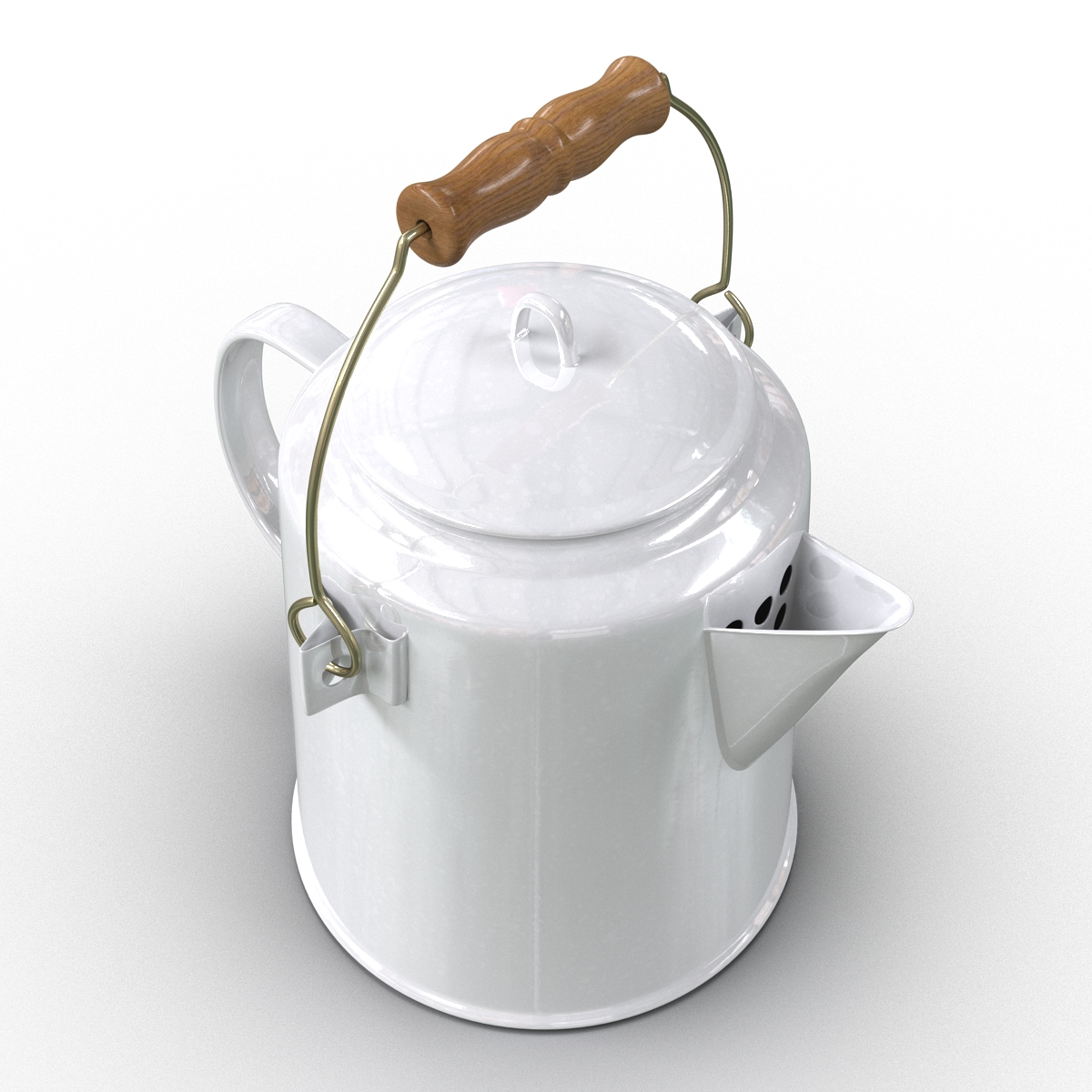 3D model Camping Coffee Pot 2