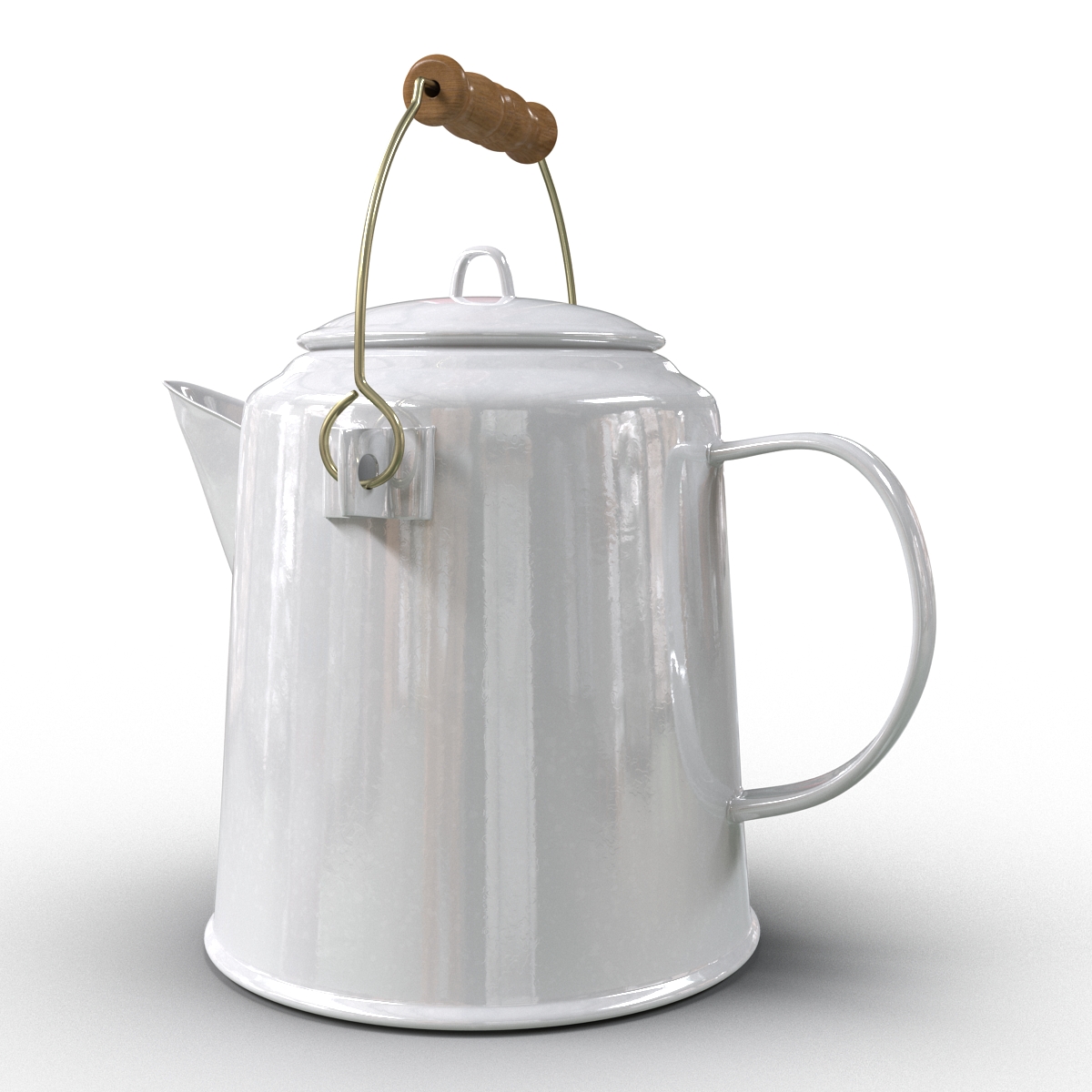 3D model Camping Coffee Pot 2