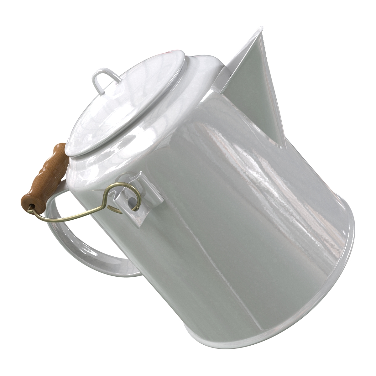 3D model Camping Coffee Pot 2