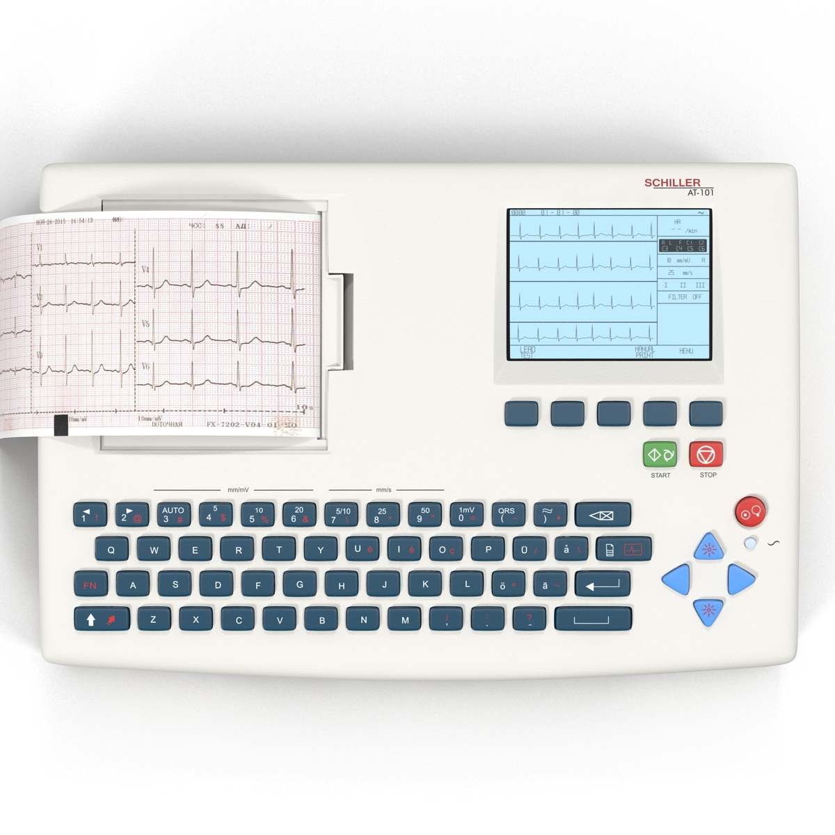 3D Electrocardiograph Machine