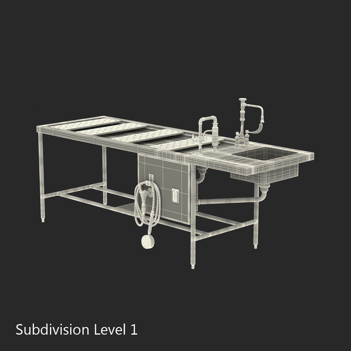 3D Autopsy Table model