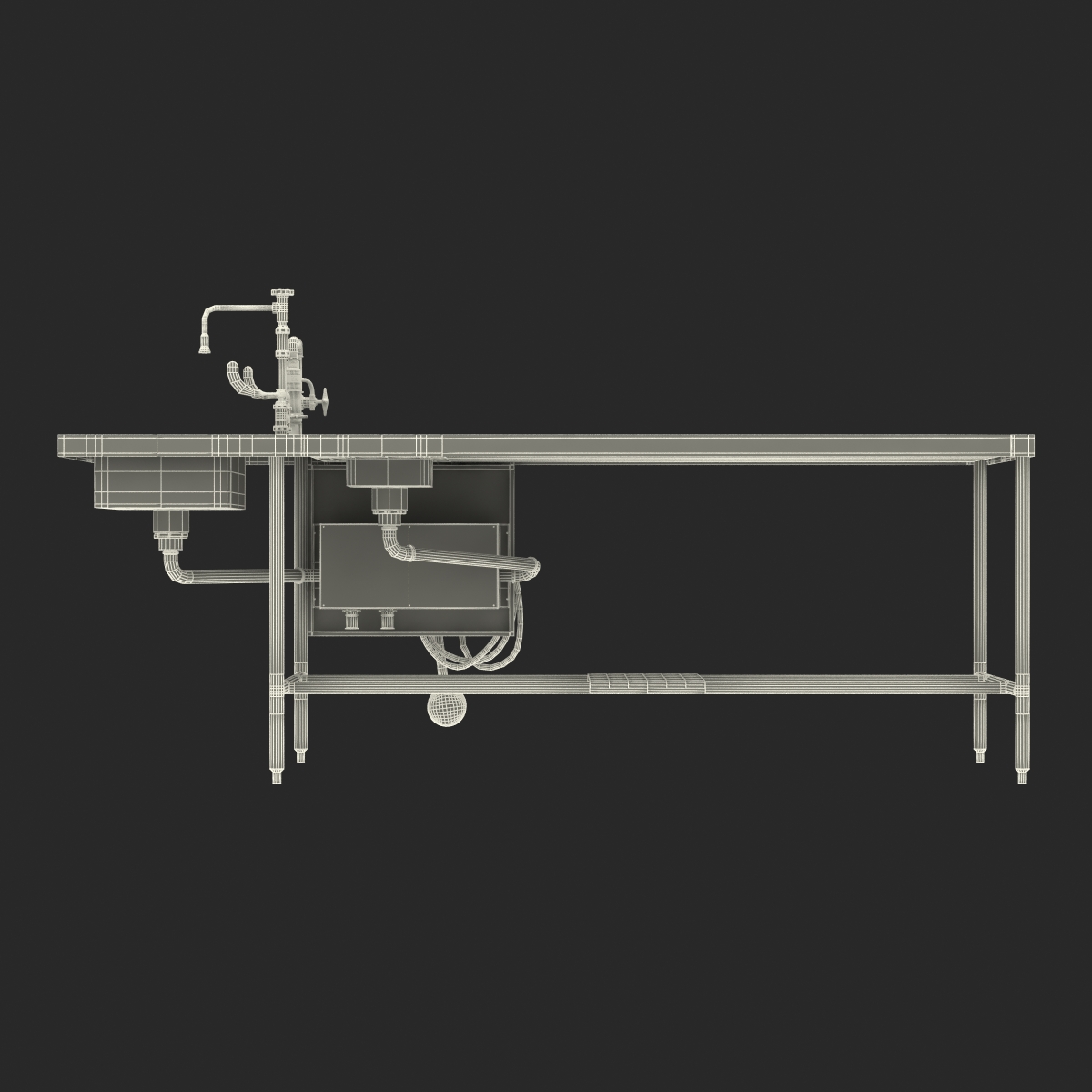 3D Autopsy Table model