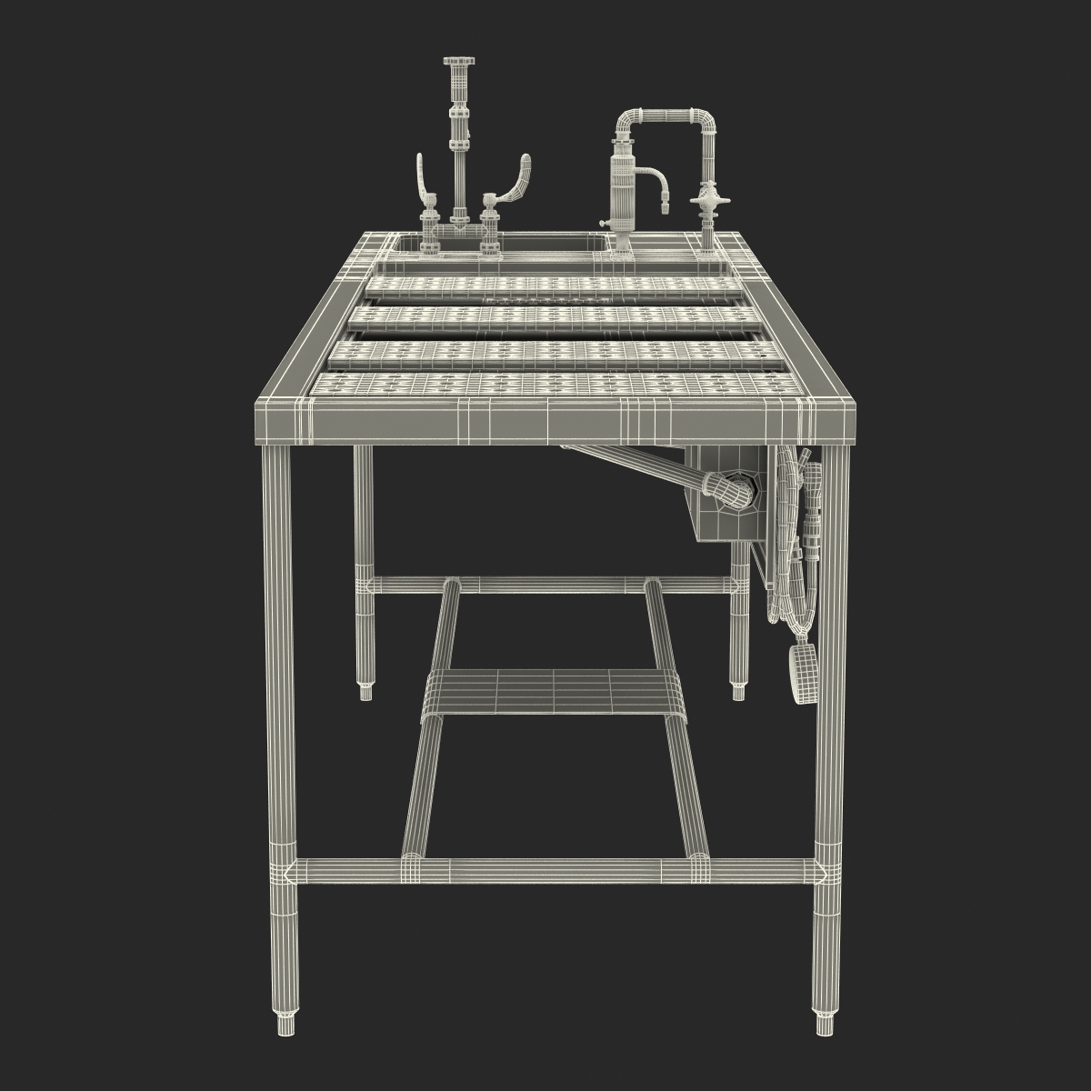 3D Autopsy Table model