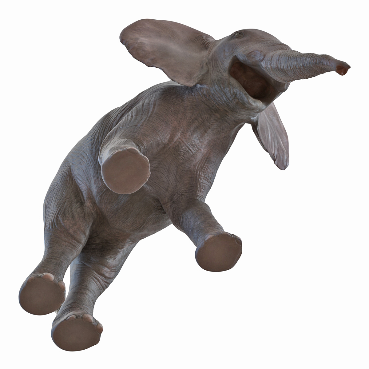 3D model Baby Elephant Pose 3