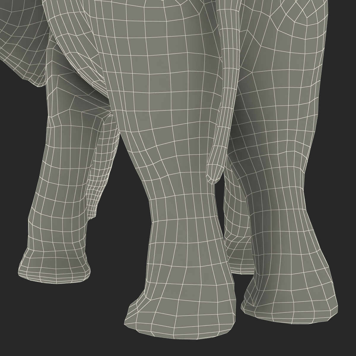 3D model Baby Elephant Pose 3