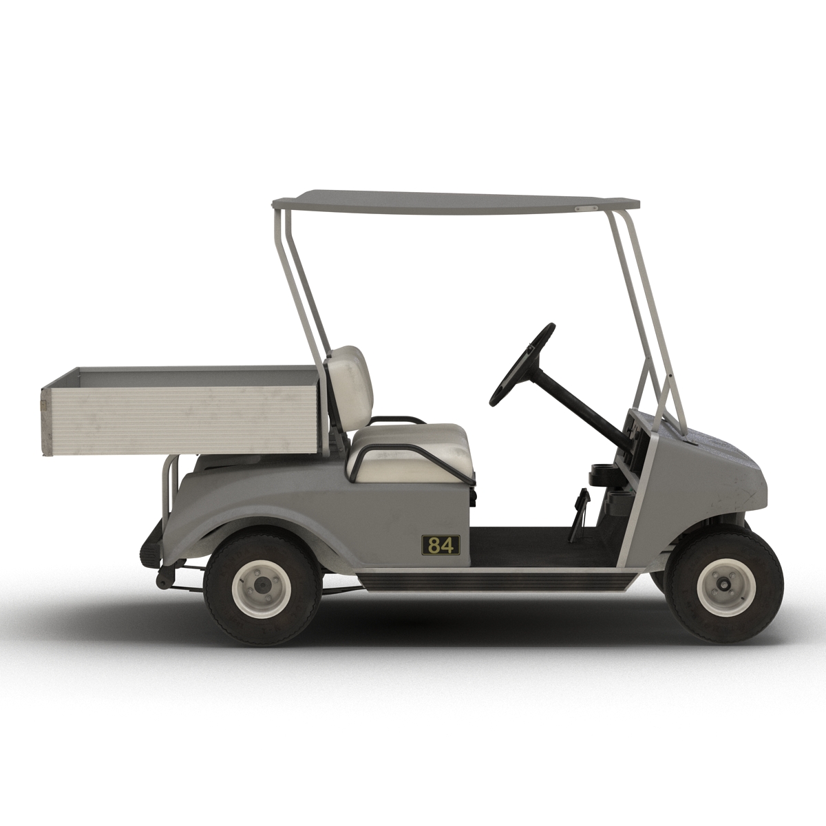 Golf Cart Gray 3D model