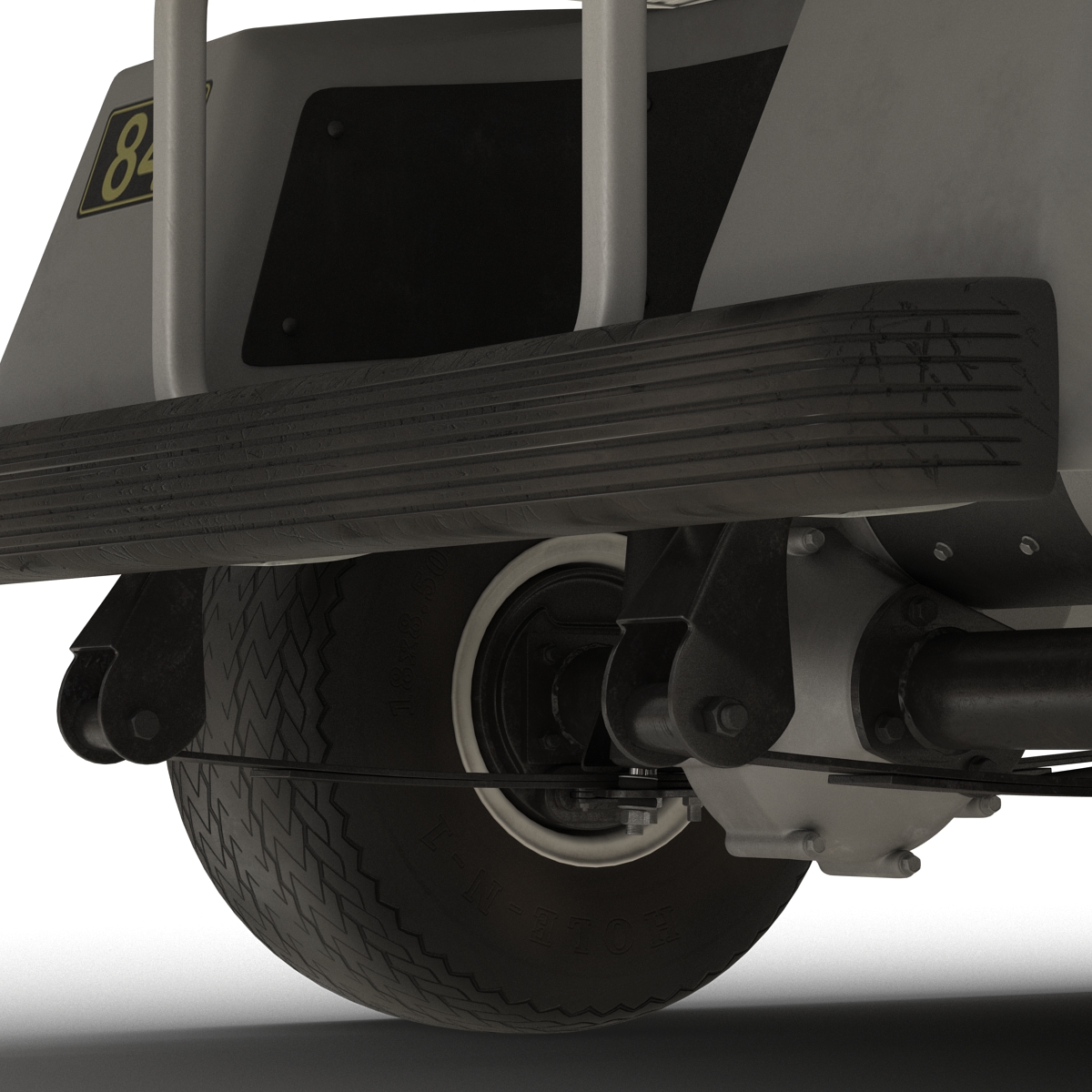 Golf Cart Gray 3D model