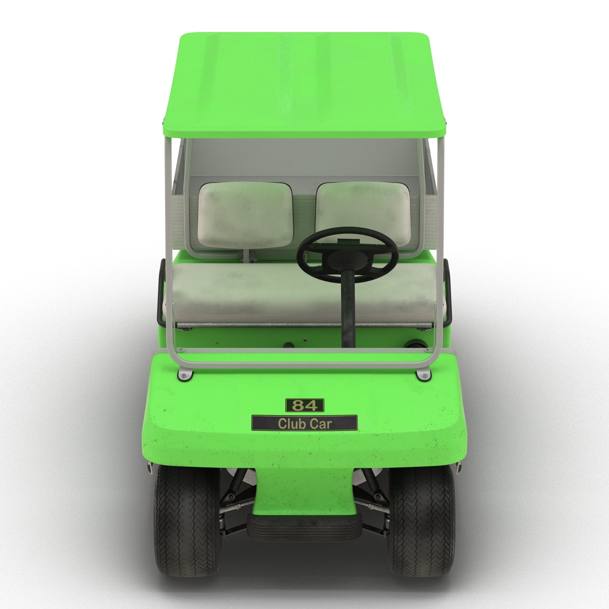 3D model Golf Cart Green