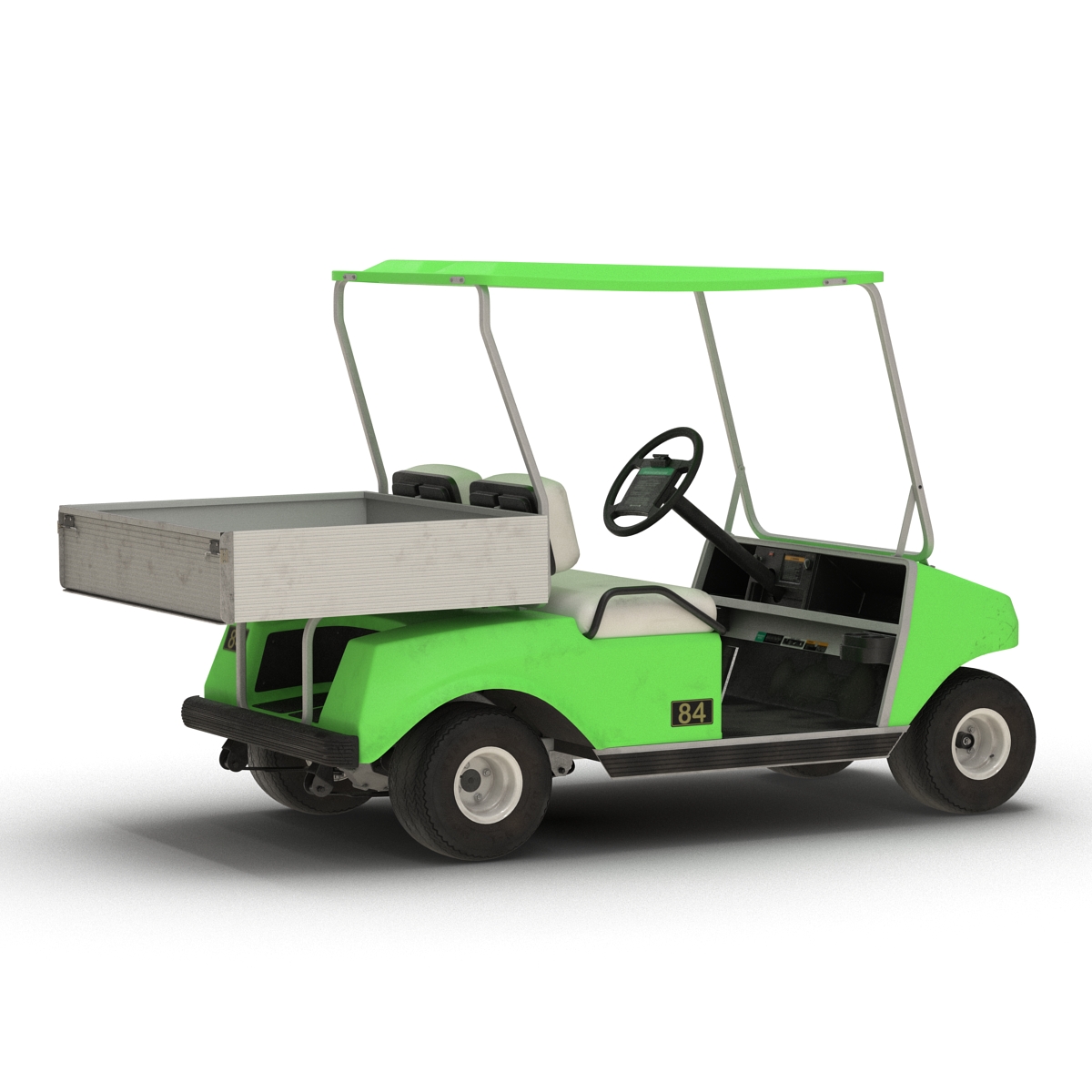 3D model Golf Cart Green