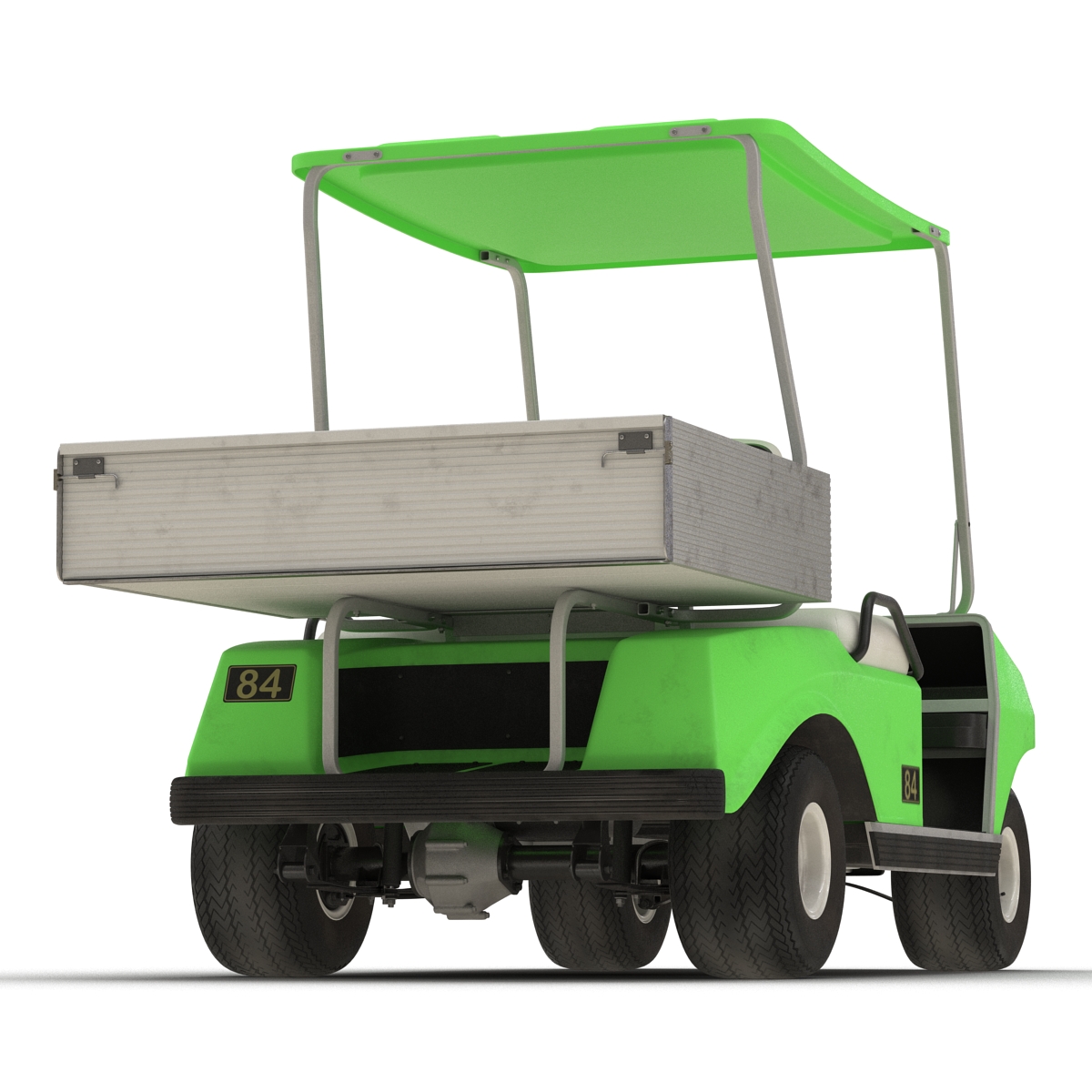 3D model Golf Cart Green