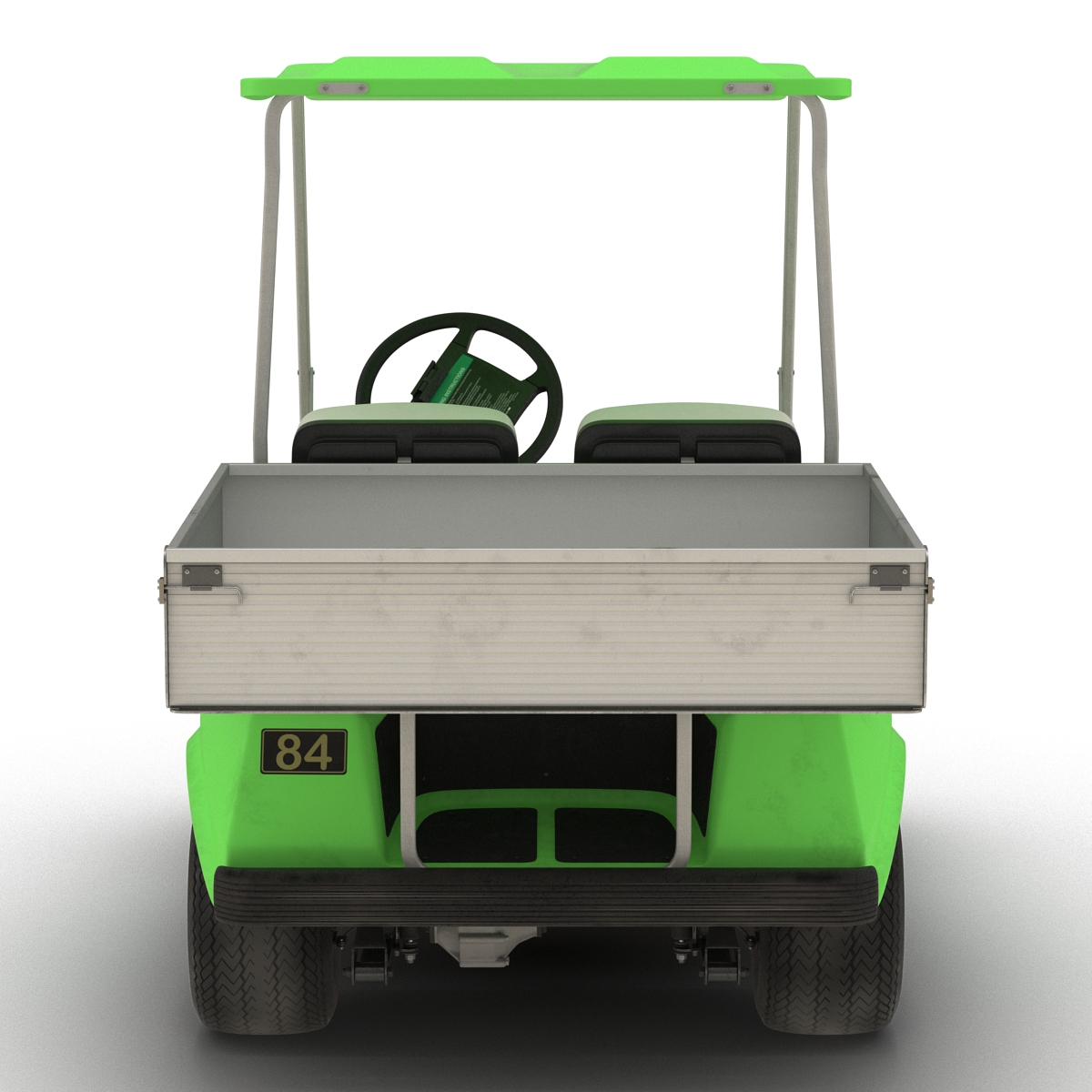 Golf Cart Green Rigged 3D