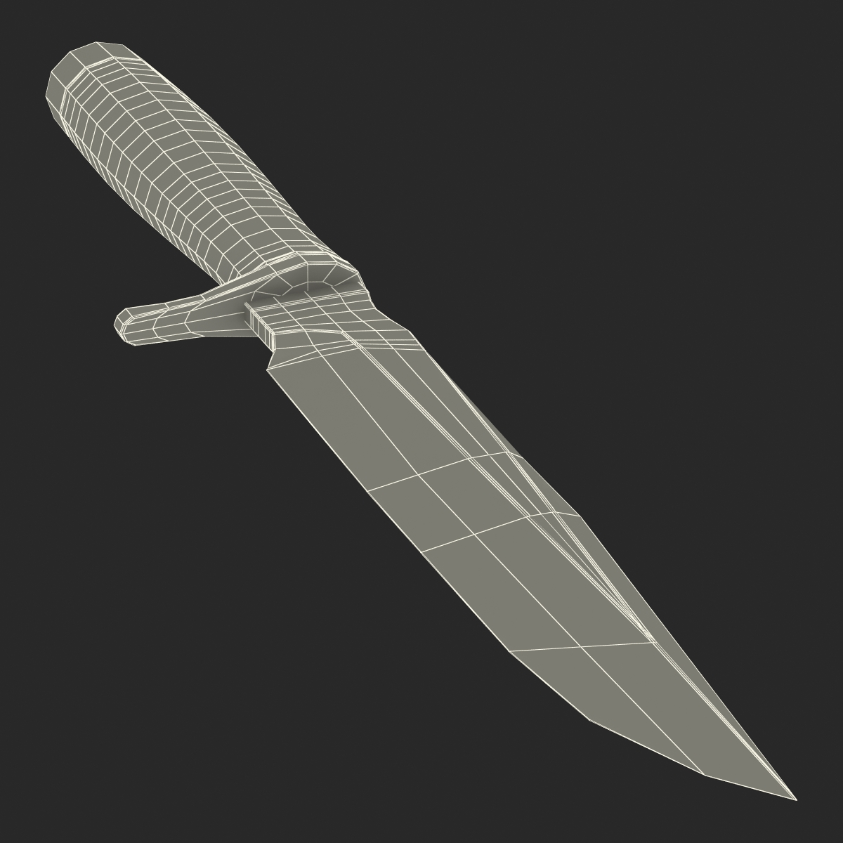 3D Hunting Knife model