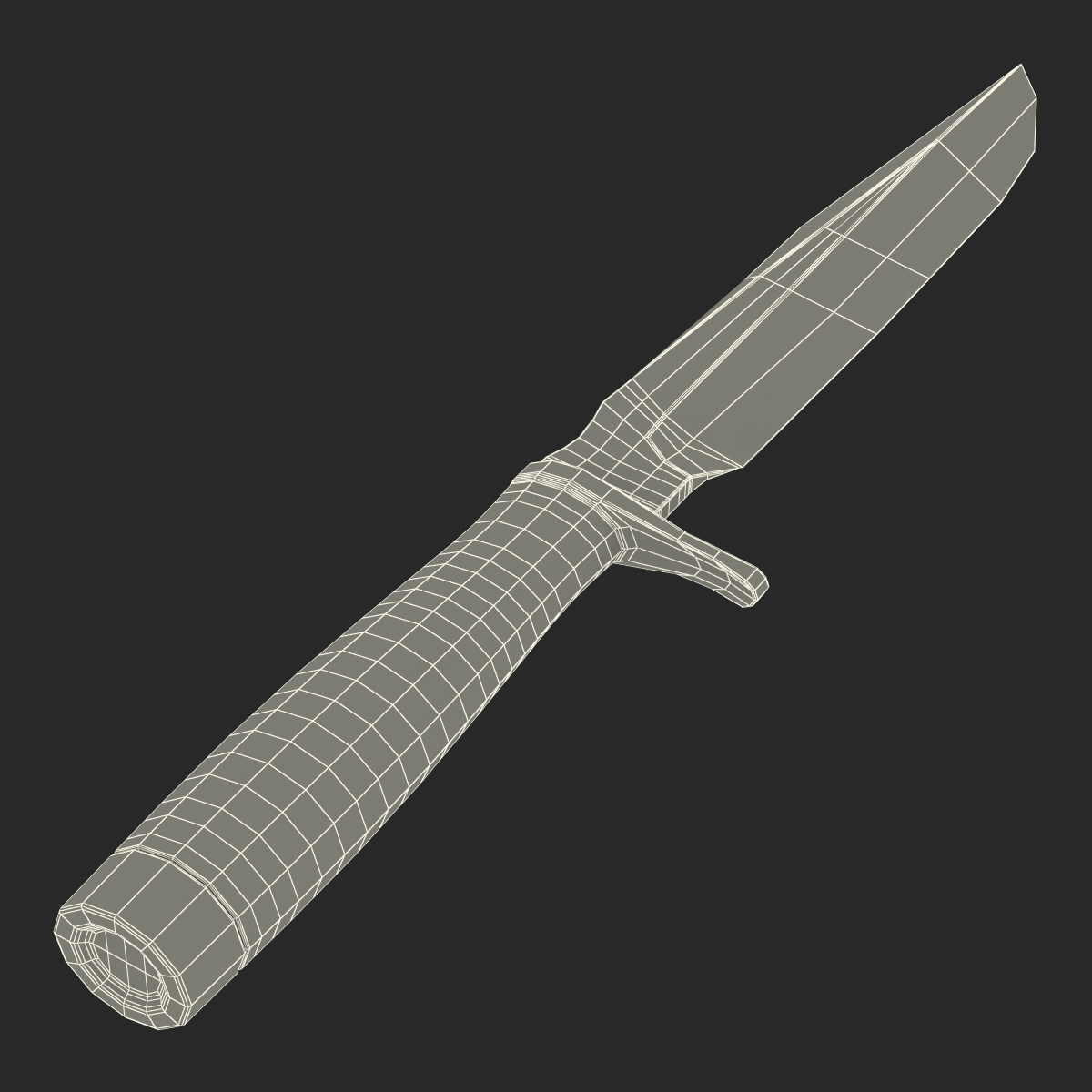 3D Hunting Knife model