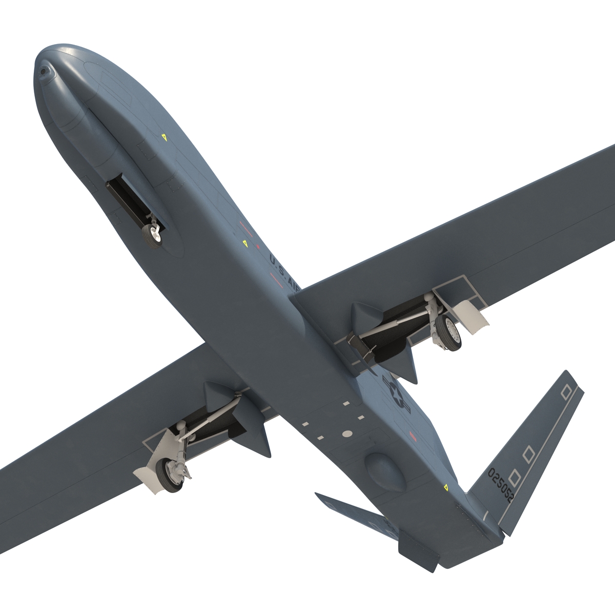 3D model RQ 4 Global Hawk UAV