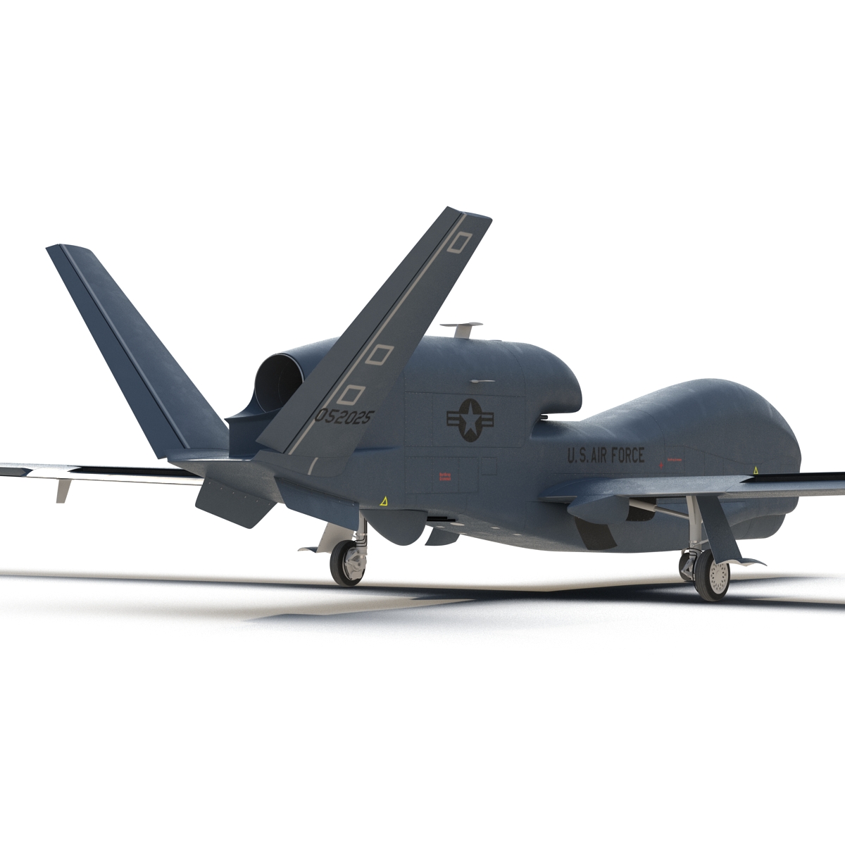 3D model RQ 4 Global Hawk UAV