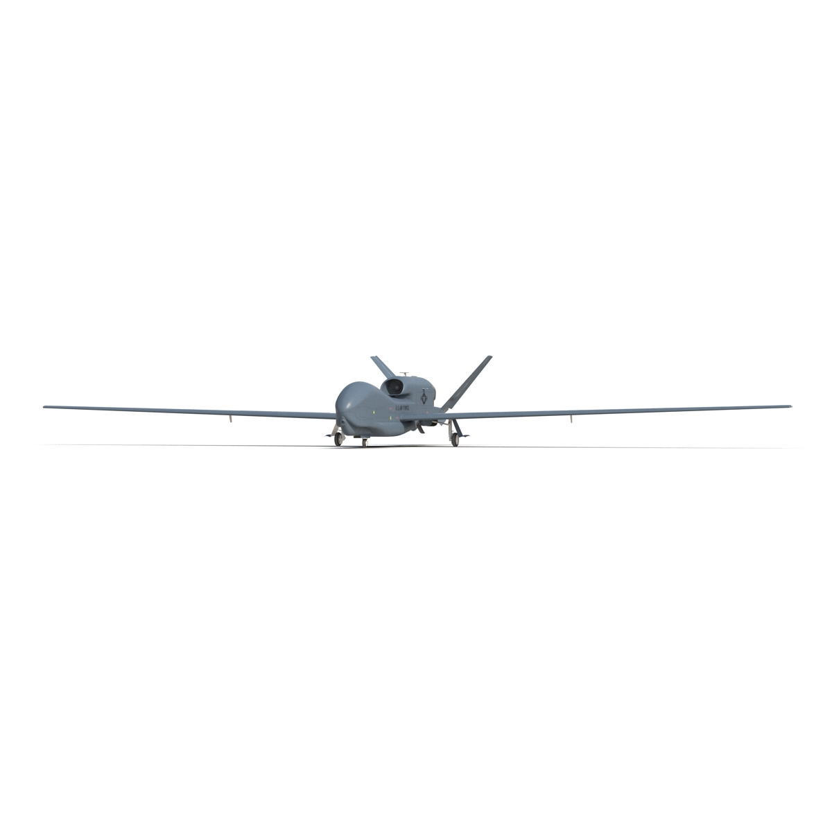 RQ 4 Global Hawk UAV Rigged 3D