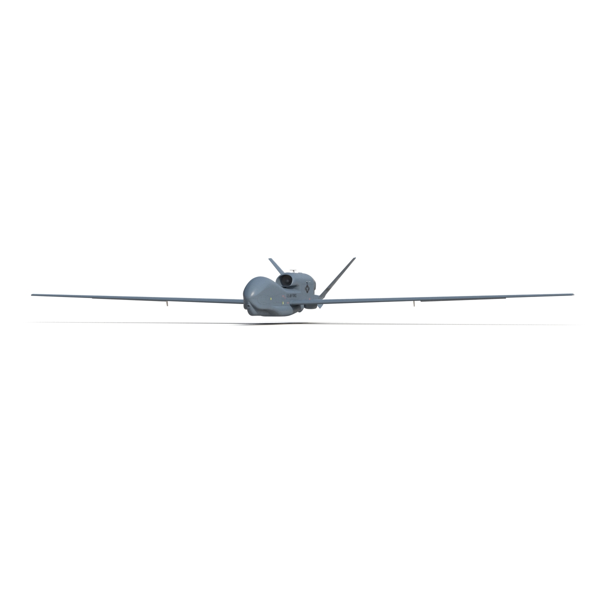 RQ 4 Global Hawk UAV Rigged 3D