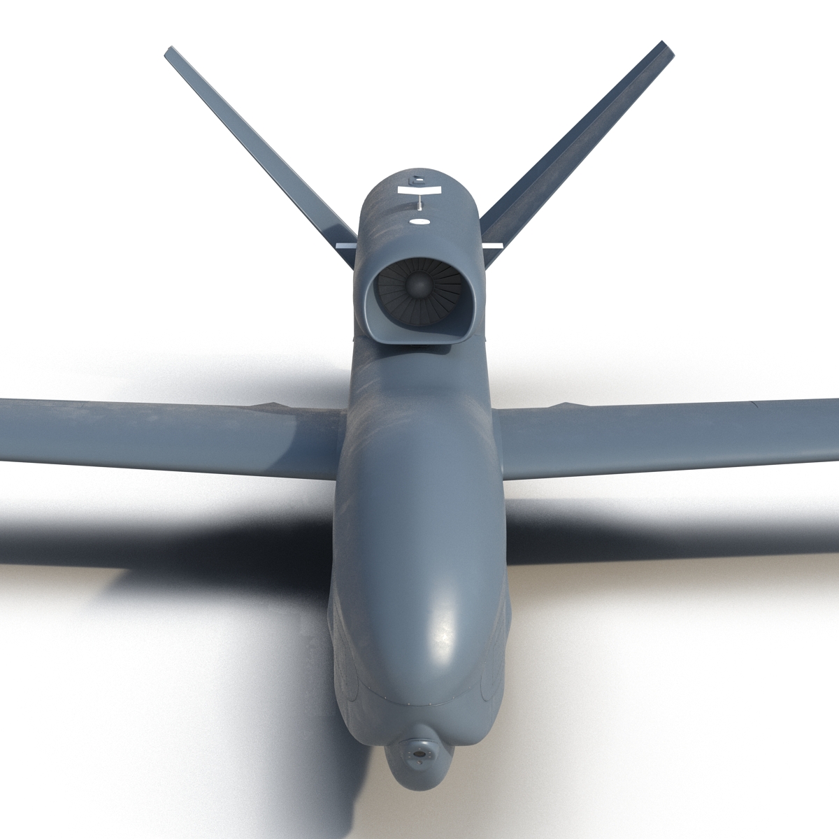 RQ 4 Global Hawk UAV Rigged 3D