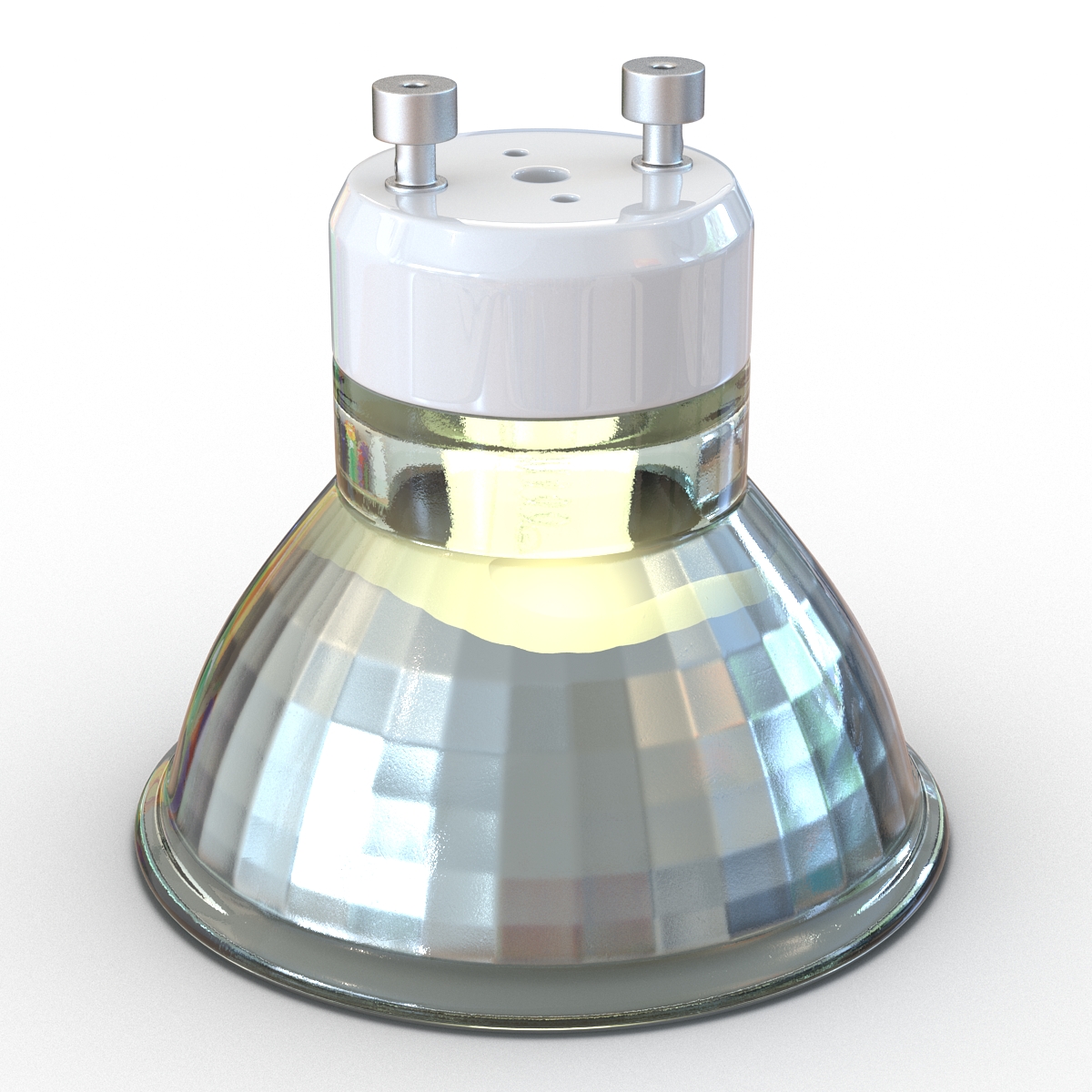 3D Spot Light Bulb Glowing model