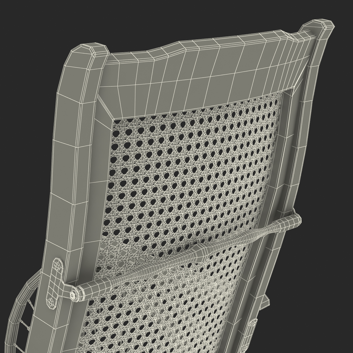 3D Vintage Wheelchair model