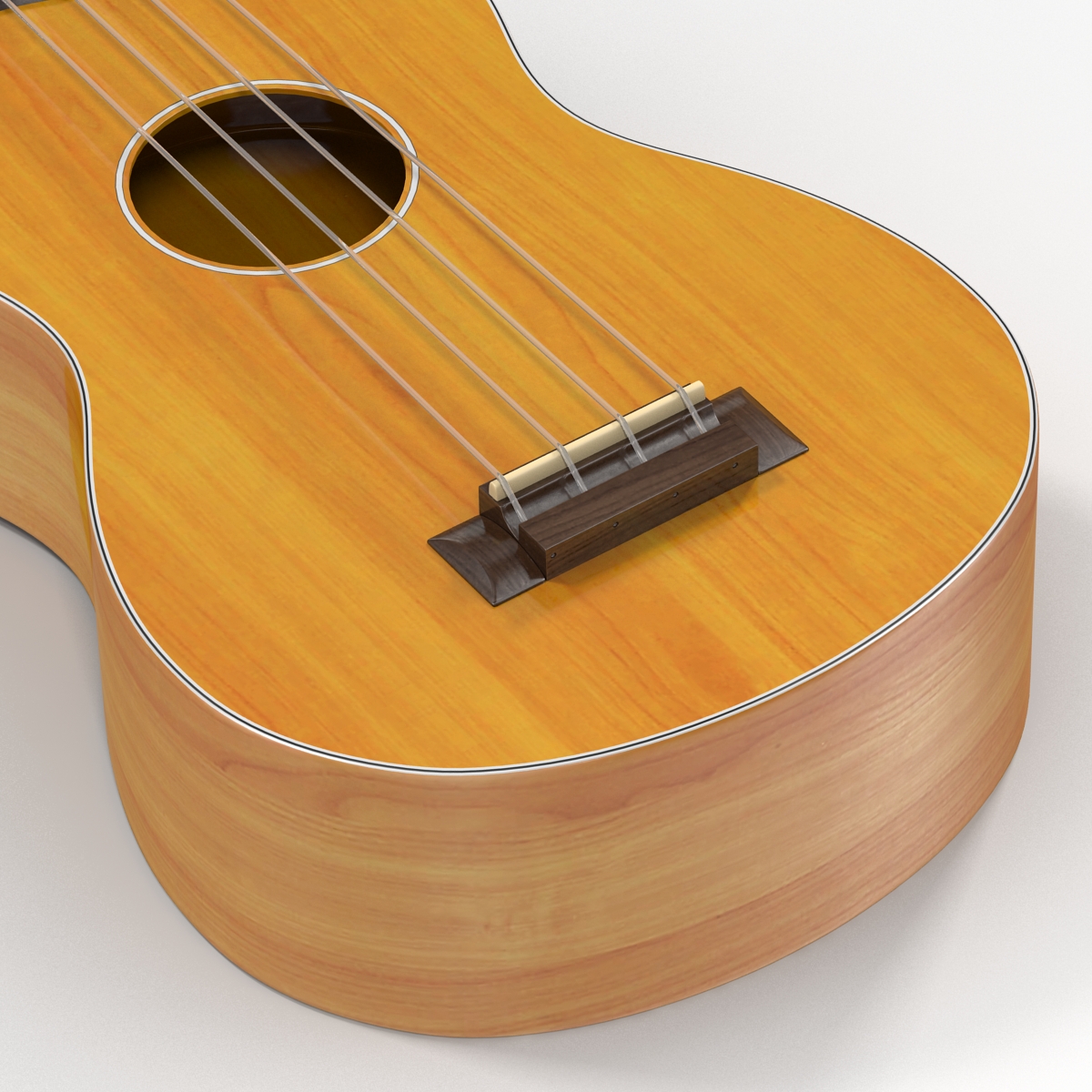 Ukulele 3D model