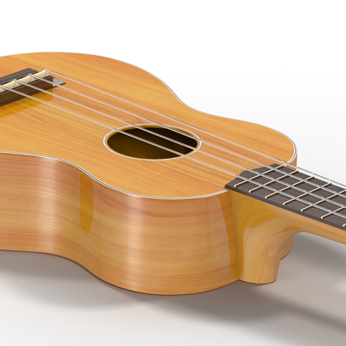 Ukulele 3D model