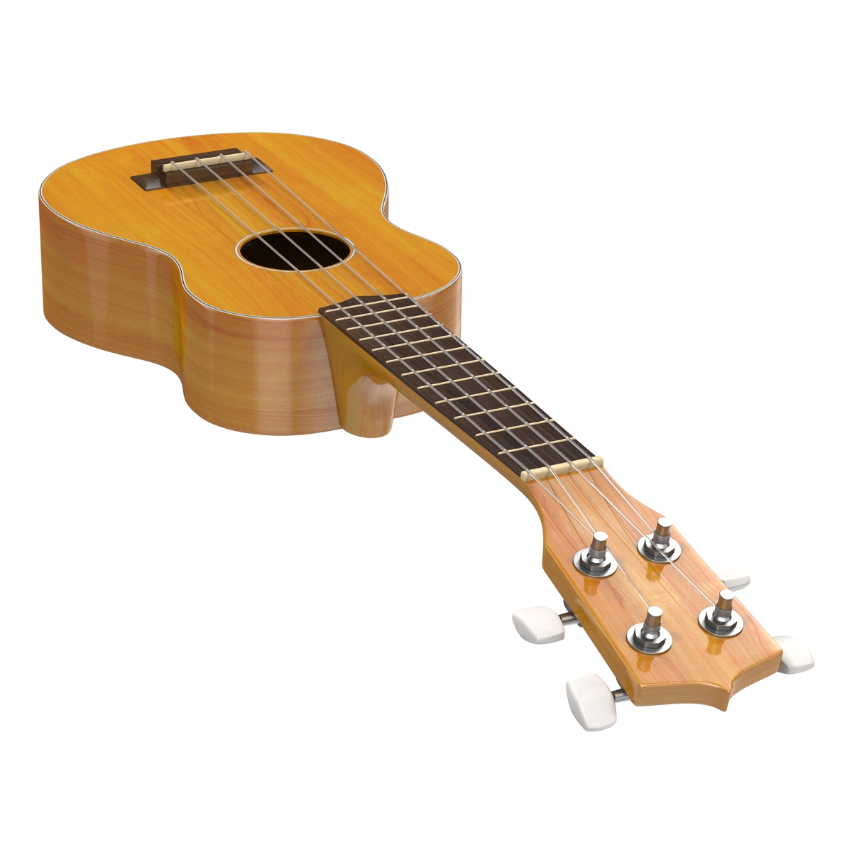 Ukulele 3D model