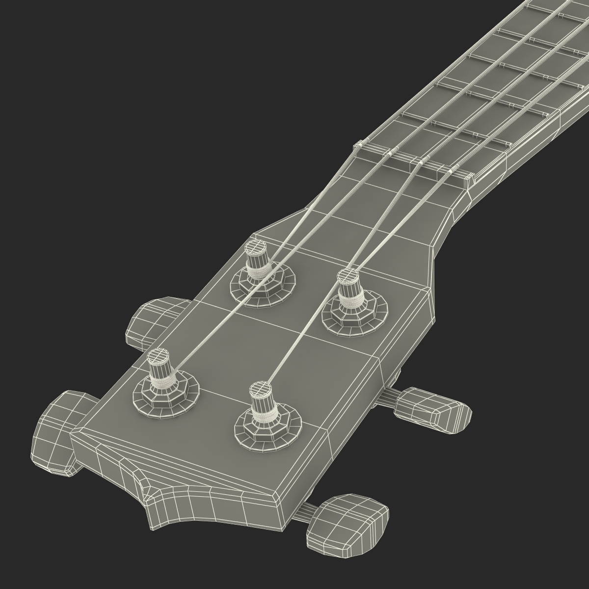 Ukulele 3D model