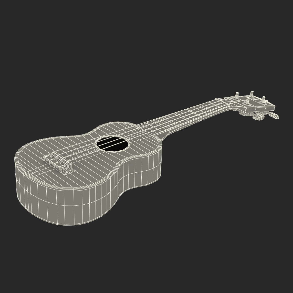 3D model Ukulele Generic