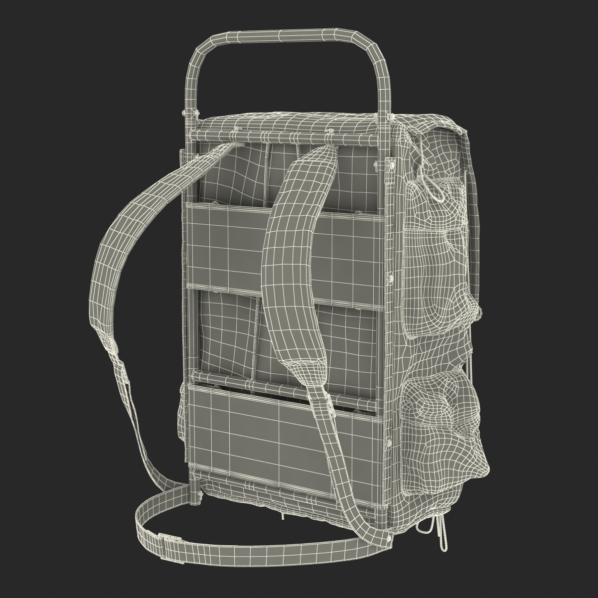 3D Camping Backpack 2 model