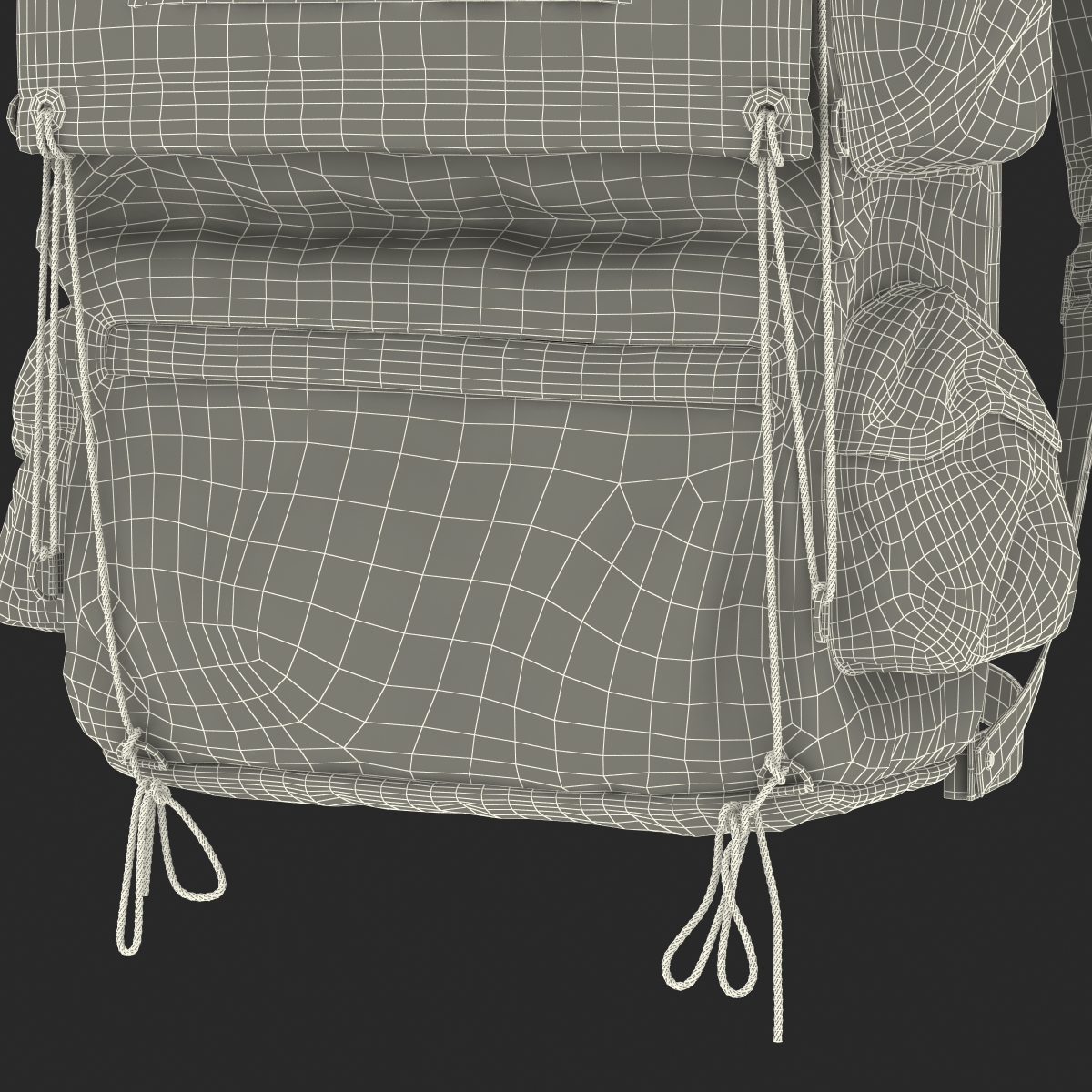 3D Camping Backpack 2 model