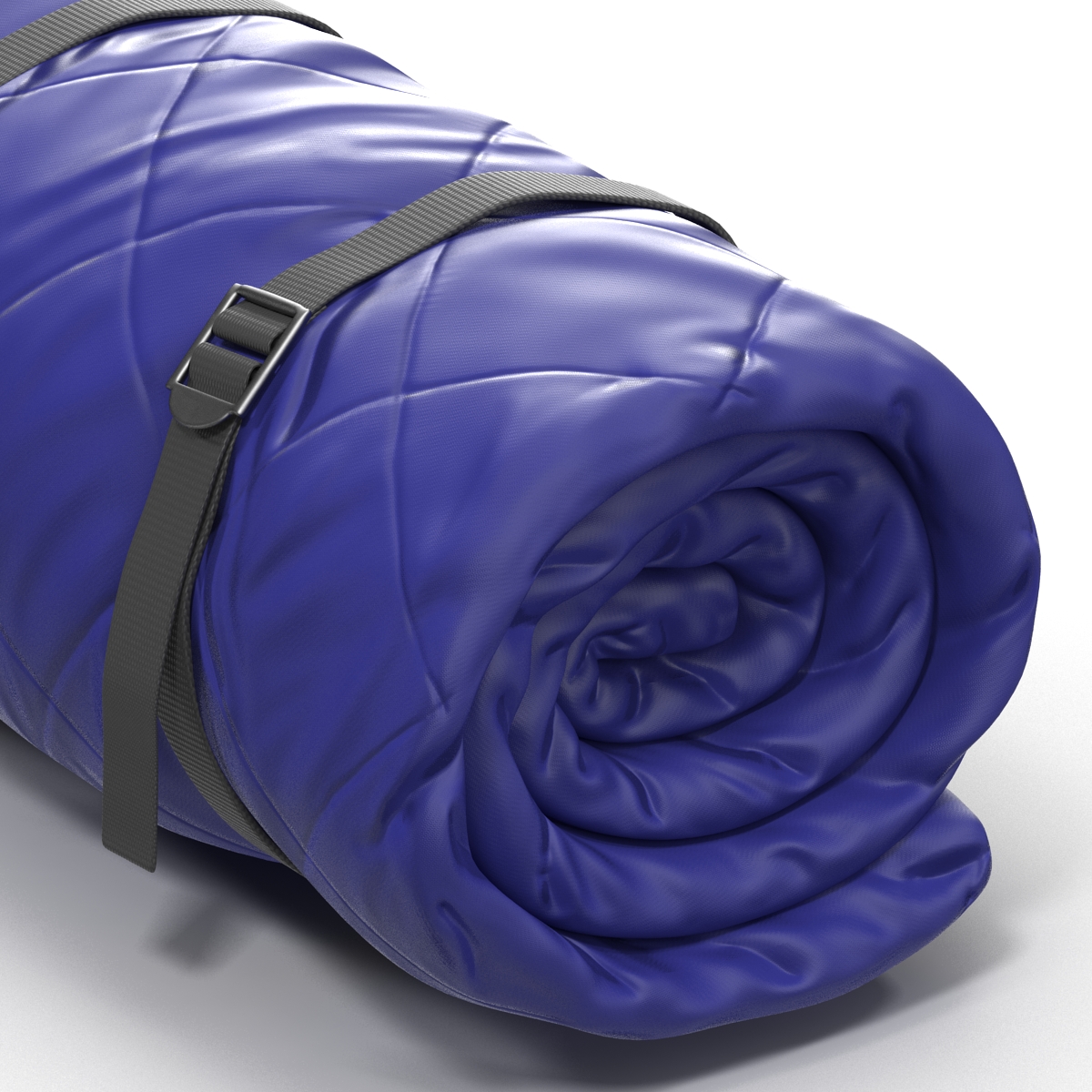 Folded Blue Sleeping Bag 3D model