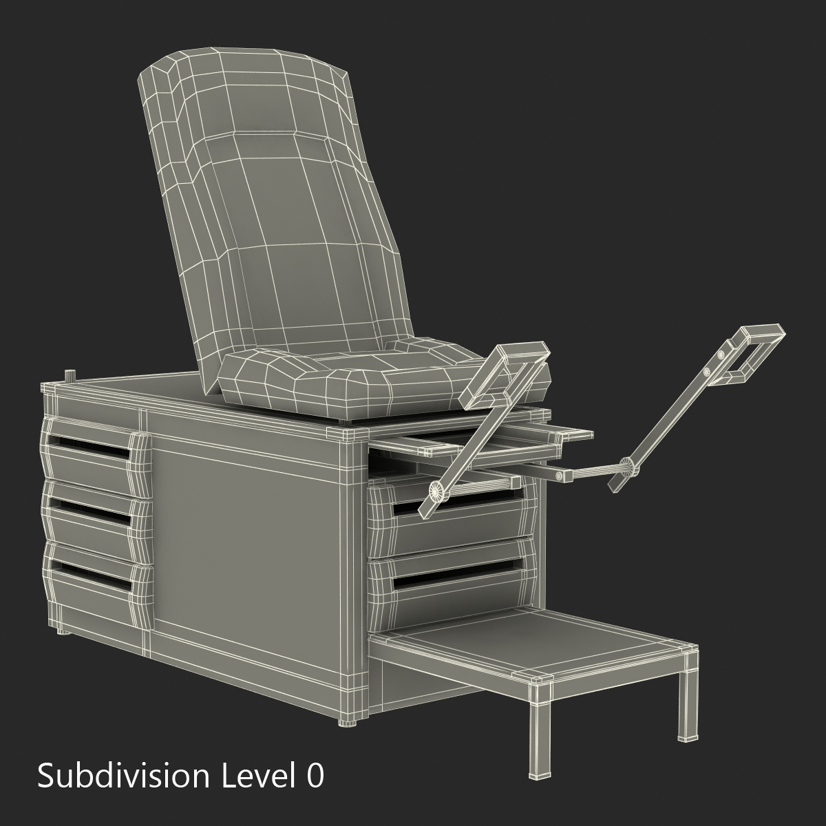 3D model Exam Table