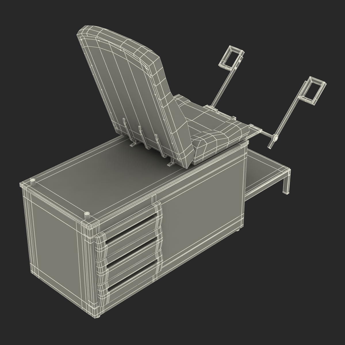 3D model Exam Table