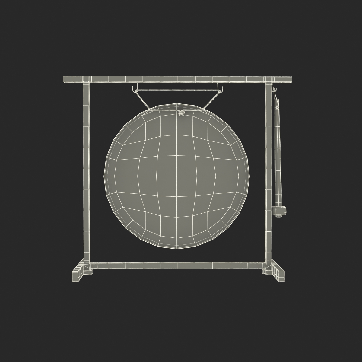 3D model Gong